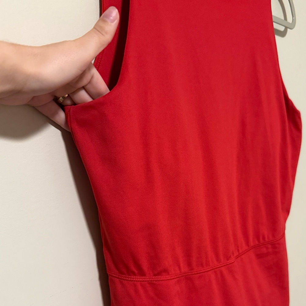 LIKE NEW Red High Neck All in Motion Activewear Dress - Picture 4 of 10